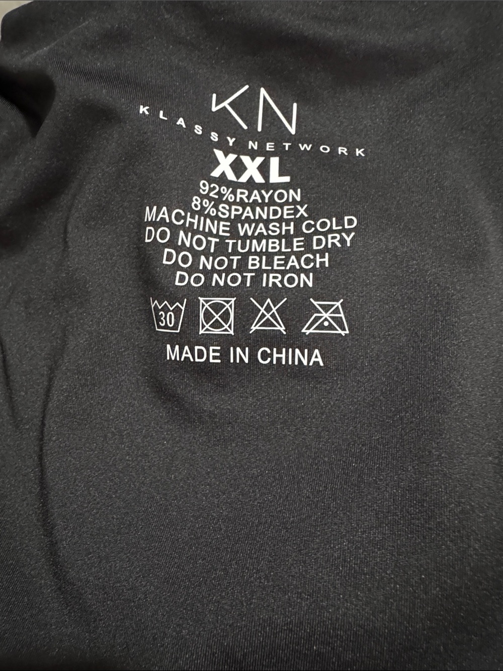 XXL Black Racerback Klassy Brami - Picture 3 of 5